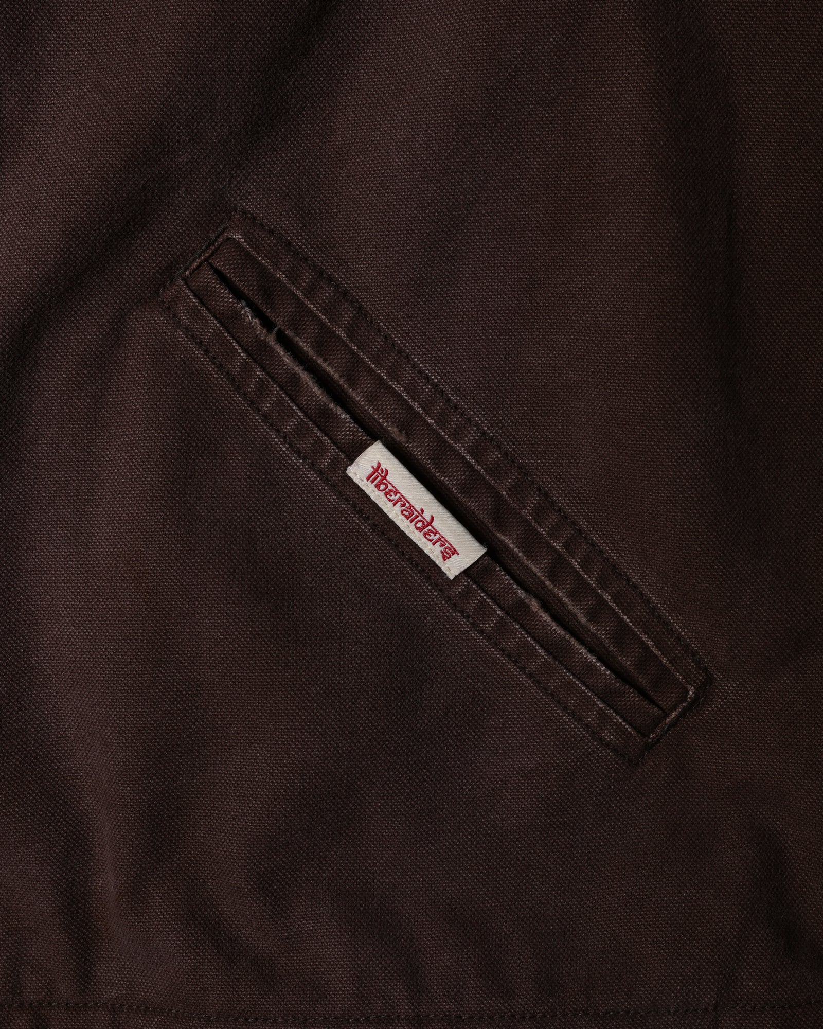 GARMENT DYED WORK JACKET BROWN - Image 3
