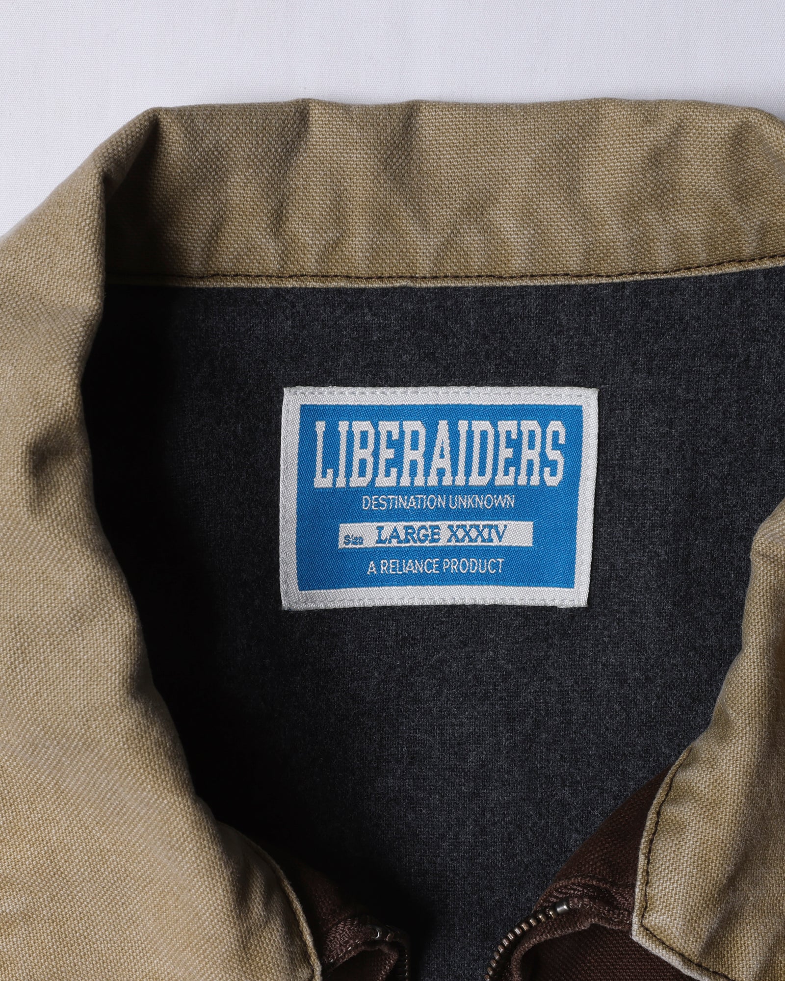 GARMENT DYED WORK JACKET BROWN - Image 5
