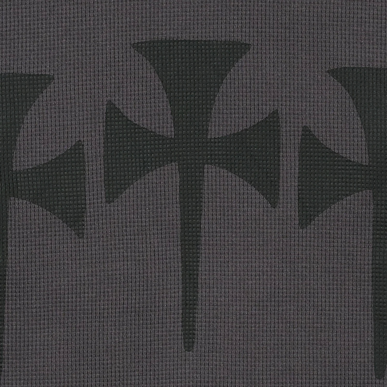 TTT THREE CROSS WAFFLE LONGSLEEVE - Image 2