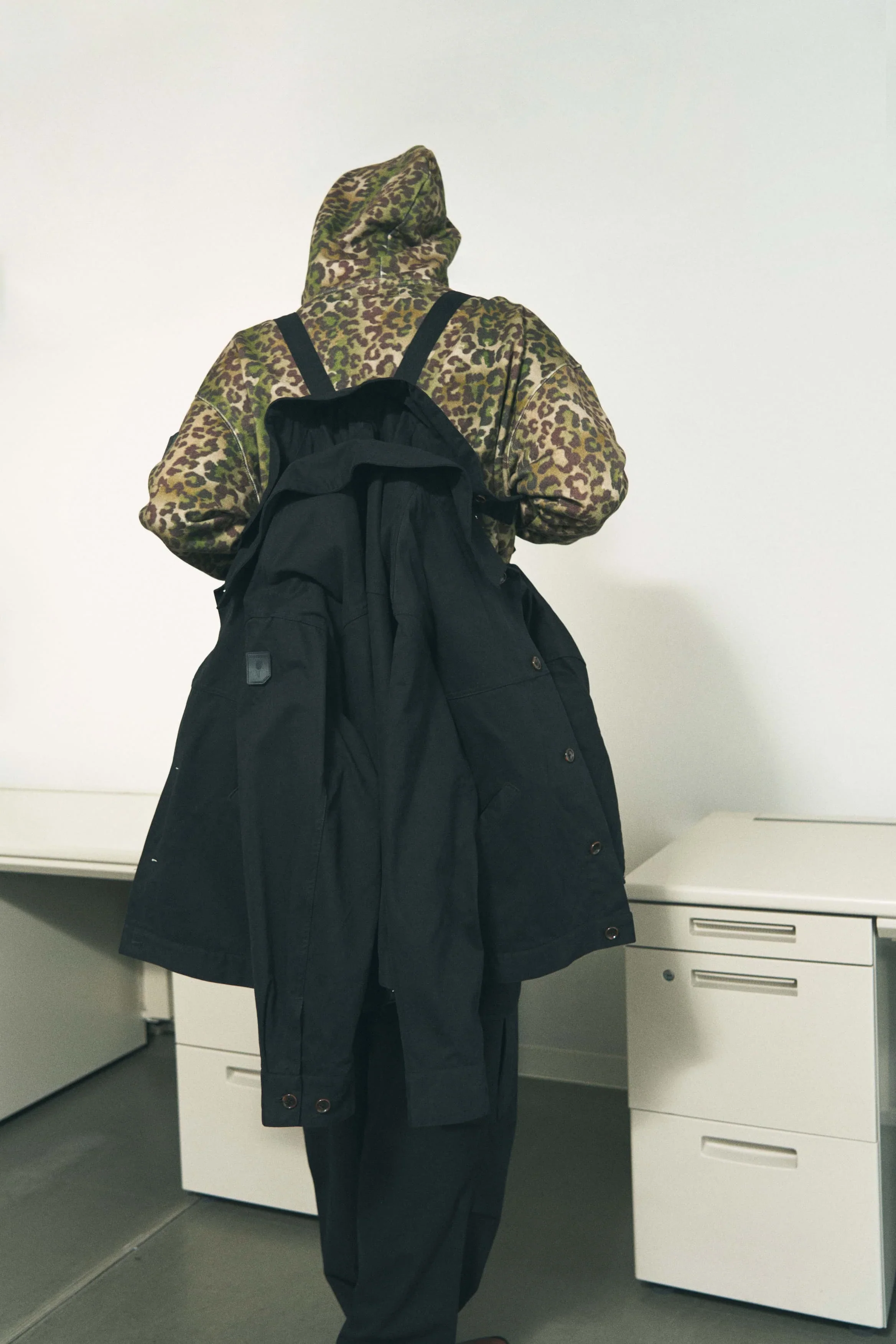 TWILL DOUBLE JACKET BLACK - Image 4